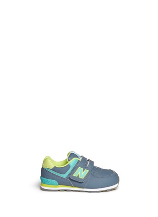 Main View - Click To Enlarge - NEW BALANCE - '574' leather toddler sneakers