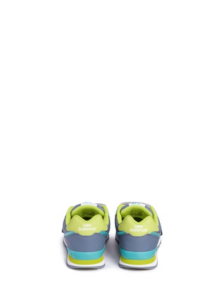 Back View - Click To Enlarge - NEW BALANCE - '574' leather kids sneakers