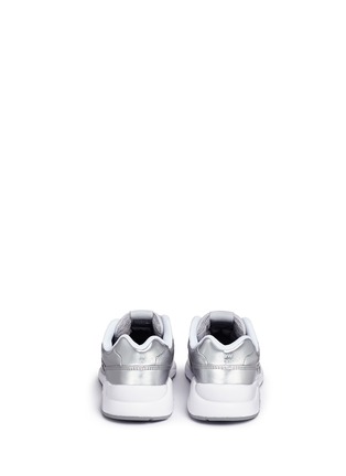 Back View - Click To Enlarge - NEW BALANCE - '580' metallic kids sneakers
