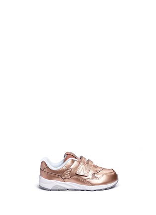 Main View - Click To Enlarge - NEW BALANCE - '580' metallic toddler sneakers