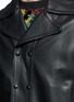 Detail View - Click To Enlarge - MC Q - 'Moss' leather biker jacket
