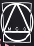 Detail View - Click To Enlarge - MC Q - Abstract glyph logo print hoodie