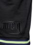 Detail View - Click To Enlarge - MC Q - Logo print stripe zip jacket