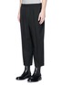 Front View - Click To Enlarge - MC Q - Cropped virgin wool jogging pants