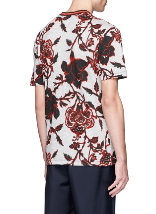 Back View - Click To Enlarge - MC Q - Floral print cotton T-shirt
