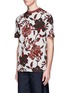 Front View - Click To Enlarge - MC Q - Floral print cotton T-shirt