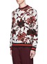 Front View - Click To Enlarge - MC Q - Floral print cotton French terry sweatshirt