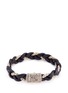 Main View - Click To Enlarge - JOHN HARDY - Silver braided leather and chain bracelet