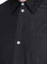 Detail View - Click To Enlarge - 73088 - Patchwork asymmetric hem shirt