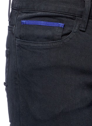 Detail View - Click To Enlarge - 73088 - Repair patch skinny jeans