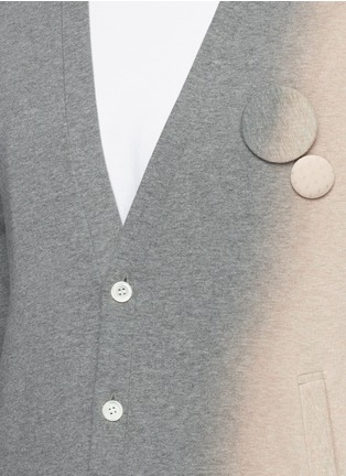 Detail View - Click To Enlarge - 73088 - Badge ombré effect cardigan