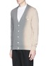 Front View - Click To Enlarge - 73088 - Badge ombré effect cardigan