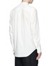 Back View - Click To Enlarge - SONG FOR THE MUTE - Mandarin collar cotton shirt