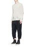 Figure View - Click To Enlarge - SONG FOR THE MUTE - Distressed cotton straw sweater