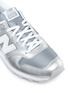 Detail View - Click To Enlarge - NEW BALANCE - '996' metallic leather sneakers