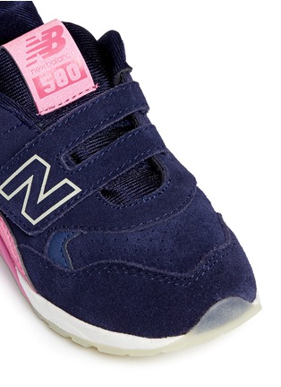 Detail View - Click To Enlarge - NEW BALANCE - '580' suede toddler sneakers