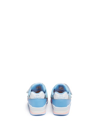 Back View - Click To Enlarge - NEW BALANCE - '996' leather trim kids sneakers