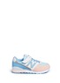 Main View - Click To Enlarge - NEW BALANCE - '996' leather trim kids sneakers