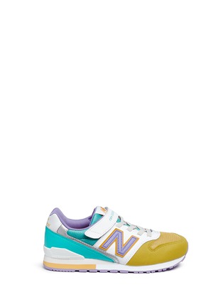 Main View - Click To Enlarge - NEW BALANCE - '996' leather trim kids sneakers