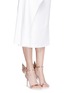 Figure View - Click To Enlarge - SOPHIA WEBSTER - 'Evangeline' 3D angel wing appliqué leather sandals