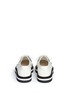Back View - Click To Enlarge - ALEXANDER MCQUEEN - Woven trim leather creeper shoes