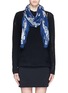 Figure View - Click To Enlarge - ALEXANDER MCQUEEN - Paisley skull modal-silk scarf