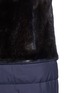 Detail View - Click To Enlarge - YVES SALOMON - Detachable nylon panel mink fur coat