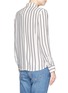 Back View - Click To Enlarge - FRAME - 'Le Classic' stripe silk shirt