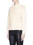 Front View - Click To Enlarge - FRAME - 'Le Cable' wool-yak blend sweater