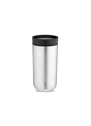 Main View - Click To Enlarge - STELTON - To Go Click large double wall cup – Steel