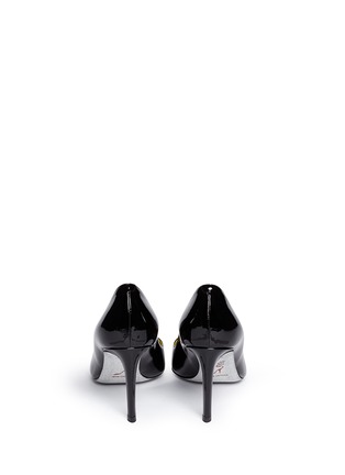 Back View - Click To Enlarge - RENÉ CAOVILLA - Point toe patent leather pumps