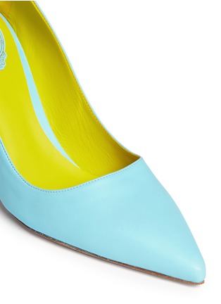 Detail View - Click To Enlarge - RENÉ CAOVILLA - Point toe leather pumps