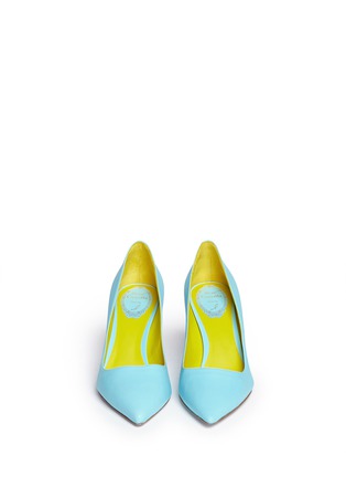 Figure View - Click To Enlarge - RENÉ CAOVILLA - Point toe leather pumps