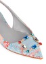 Detail View - Click To Enlarge - RENÉ CAOVILLA - Strass buckle brocade slingback flats