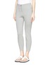 Front View - Click To Enlarge - T BY ALEXANDER WANG - Zip stretch piqué long johns