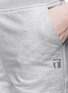 Detail View - Click To Enlarge - T BY ALEXANDER WANG - Coated French terry sweat shorts