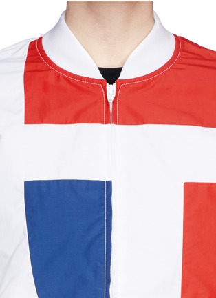 Detail View - Click To Enlarge - T BY ALEXANDER WANG - Tech logo poplin track jacket