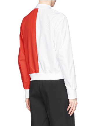 Back View - Click To Enlarge - T BY ALEXANDER WANG - Tech logo poplin track jacket