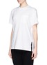 Front View - Click To Enlarge - T BY ALEXANDER WANG - Chest pocket welded cotton T-shirt