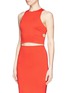 Front View - Click To Enlarge - T BY ALEXANDER WANG - Bandeau interior ponte knit cropped top