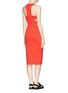Back View - Click To Enlarge - T BY ALEXANDER WANG - Bandeau interior ponte knit dress