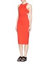 Figure View - Click To Enlarge - T BY ALEXANDER WANG - Bandeau interior ponte knit dress