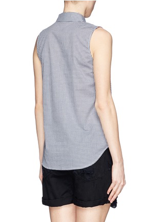 Back View - Click To Enlarge - EQUIPMENT - 'Colleen' gingham check poplin shirt