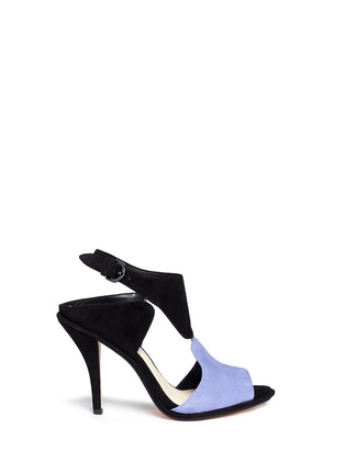 Main View - Click To Enlarge - AERIN - 'Opal' colourblock suede pumps 