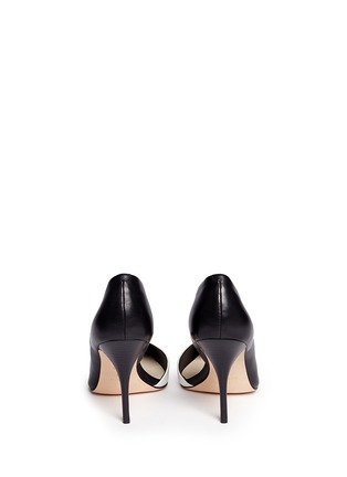 Back View - Click To Enlarge - AERIN - 'Frieda' contrast panel leather pumps