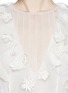  - VALENTINO GARAVANI - Flower embellished tulle gown