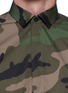 Detail View - Click To Enlarge - VALENTINO GARAVANI - Camouflage print cotton poplin shirt