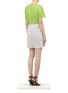 Back View - Click To Enlarge - 3.1 PHILLIP LIM - Pin-and-eyelet embellishment two-tone shift dress