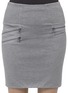 Detail View - Click To Enlarge - 3.1 PHILLIP LIM - Jersey zip detailed skirt