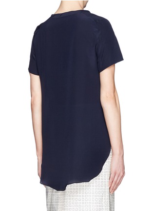 Back View - Click To Enlarge - 3.1 PHILLIP LIM - Overlap side T-shirt